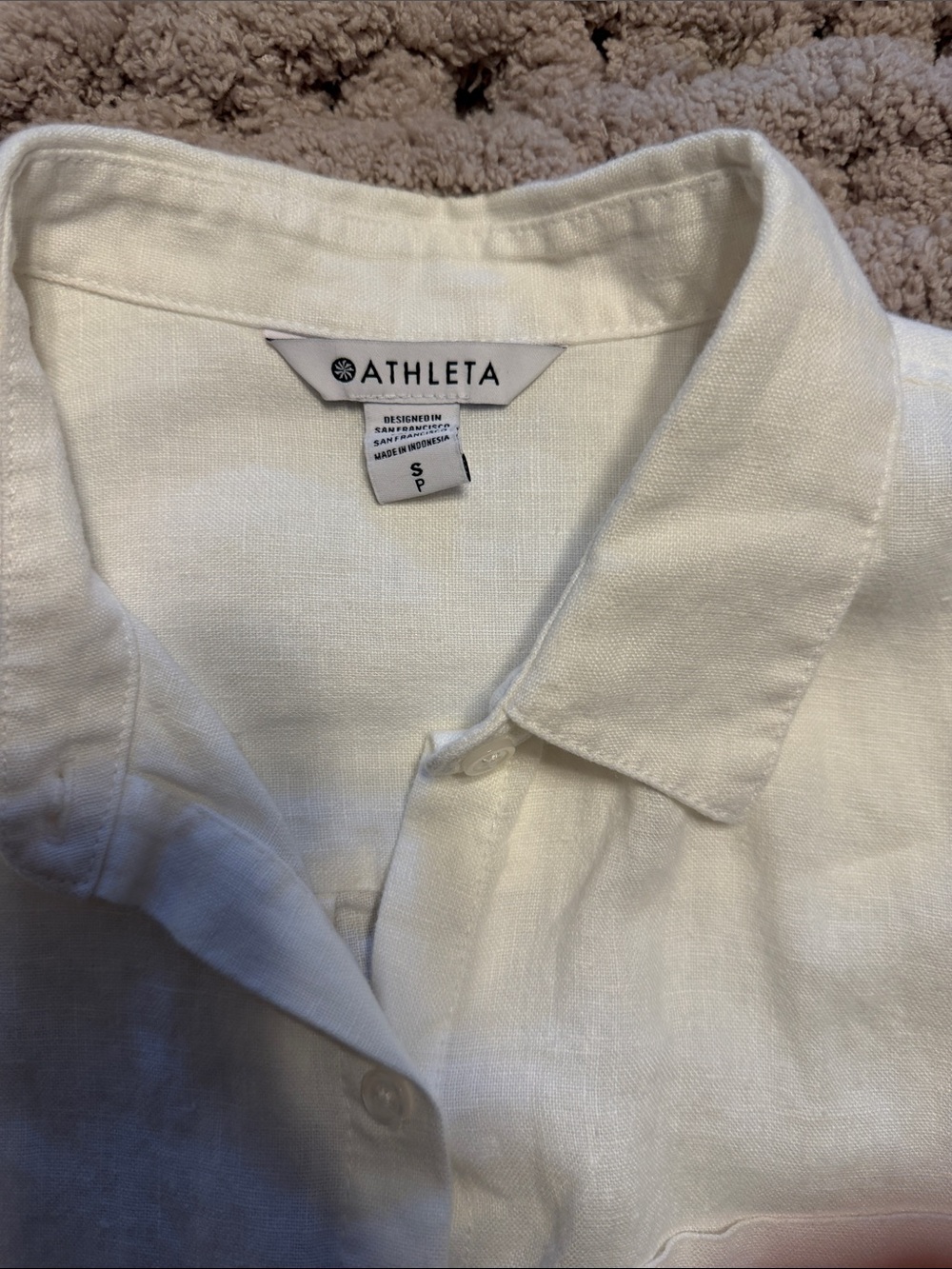 Athleta retreat linen top - Picture 8 of 10